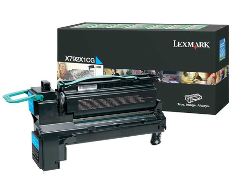 Lexmark X792X1CG - Ekstra Yüksek Kapasiteli Mavi Toner